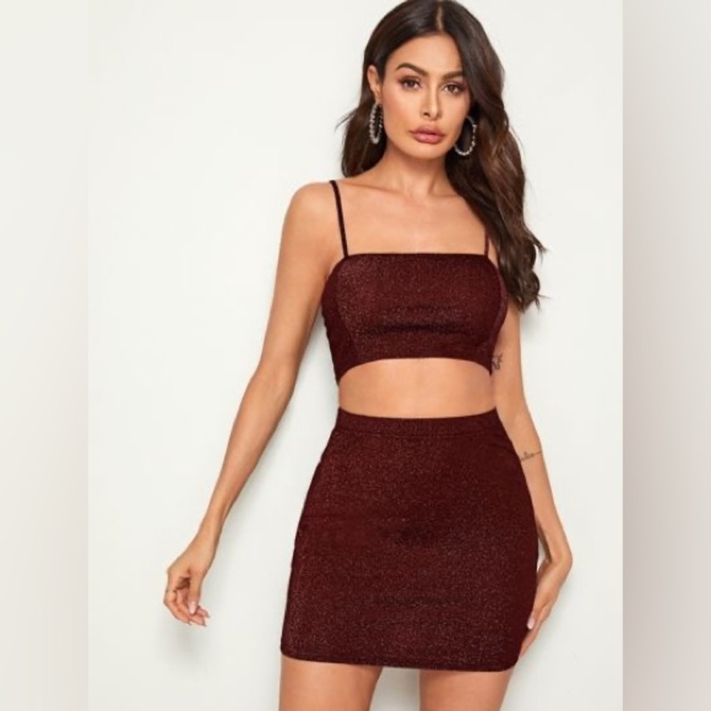 SHEIN Two-Piece Mini Dress Set